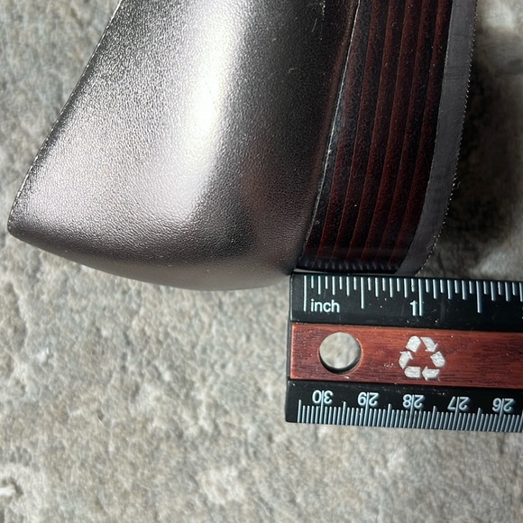 Cole Haan 1 inch heel silver shoe - Picture 6 of 6